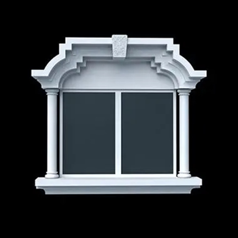 Khung cửa và cửa sổ GRC tuyến tính tối giản